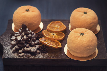 Image showing Tasty dessert for xmas