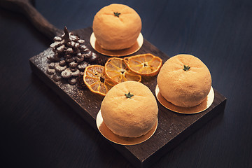 Image showing Tasty dessert for xmas