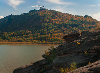 Image showing Beauty view on Kolyvan lake