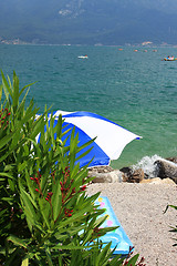 Image showing Beach umbrella