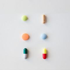 Image showing different pills and capsules of drugs