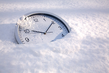 Image showing Snow time