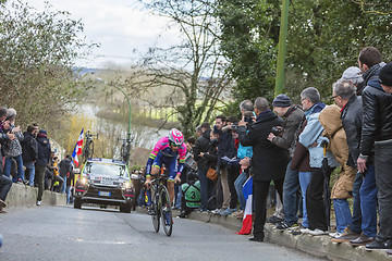 Image showing The Cyclist Matteo Bono - Paris-Nice 2016