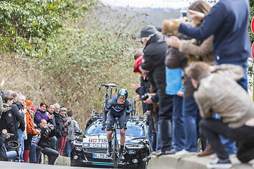 Image showing The Cyclist Ian Boswell - Paris-Nice 2016