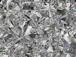 Image showing sparkling gemstone macro and kaleidoscope