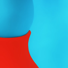 Image showing Creative Abstract Blue And Red Background