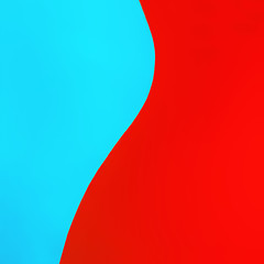 Image showing Abstract Blue And Red Background