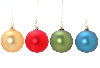 Image showing christmas balls