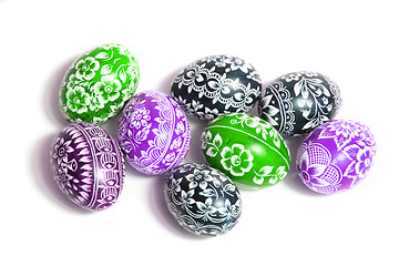 Image showing color easter eggs