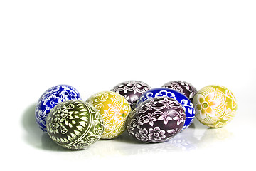 Image showing color easter eggs