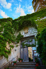 Image showing Villa Cimbrone gate, Ravello, Italy