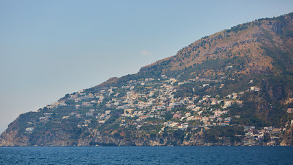 Image showing travel in Italy series - view of beautiful Amalfi