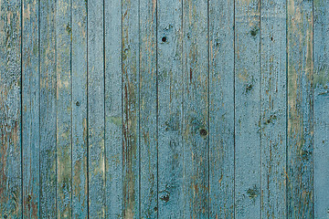 Image showing Vintage wood background with peeling paint.