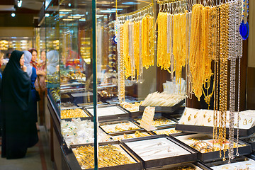 Image showing Tehran Grand Bazaar jewelry shops