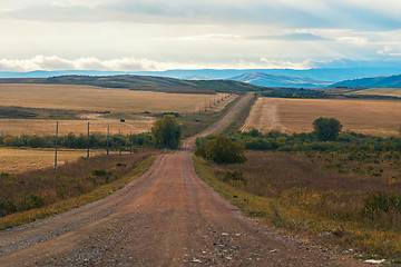 Image showing Road in the Altay