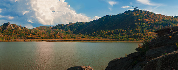 Image showing Beauty view on Kolyvan lake