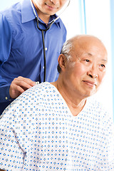 Image showing Doctor and patient