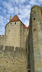 Image showing Medieval castle of Carcassonne