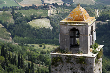 Image showing top of the bell tower