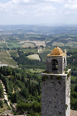 Image showing top of the bell tower