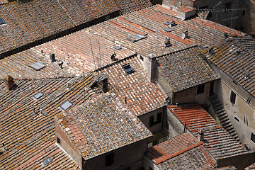 Image showing terracotta roof tops