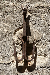 Image showing ornate hitching post