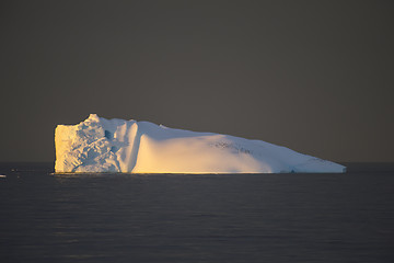 Image showing Beautiful view of icebergs in Antarctica