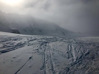 Image showing Skiing in the Stubai glacier ski resort