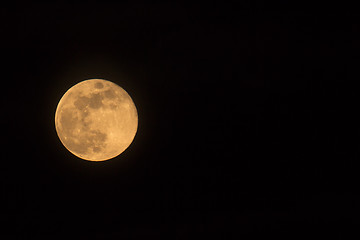 Image showing Blue Moon Rising Landscape Left