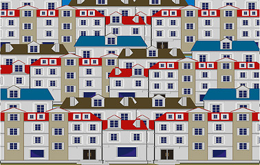 Image showing Buildings of the city background