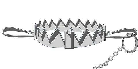 Image showing Trap with teeth