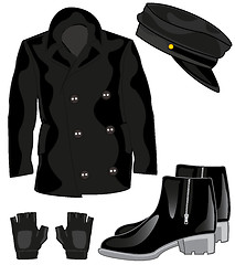 Image showing Coat and footwear