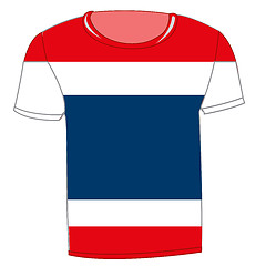 Image showing T-shirt flag Tailand