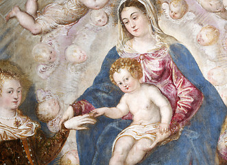 Image showing Jacopo Tintoretto: Madonna and Child