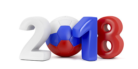 Image showing Russia 2018 football 