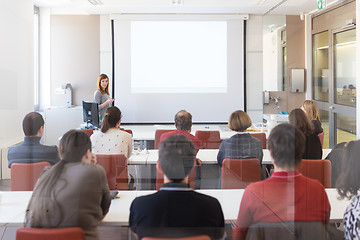 Image showing Lecture at university.