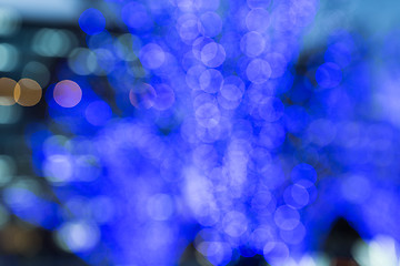 Image showing Magic Christmas blue background