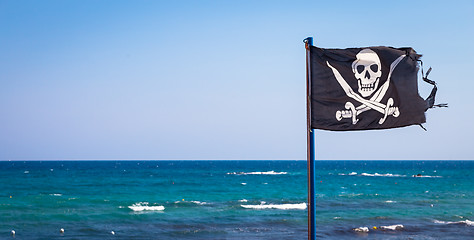 Image showing Pirate flag