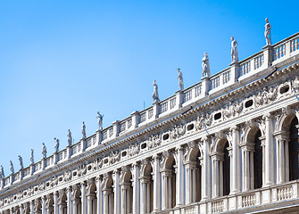 Image showing Venice, Italy - Columns perspective