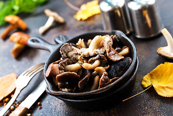 Image showing fried mushroom