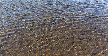 Image showing Lake waves