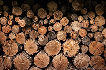 Image showing Firewoods close up