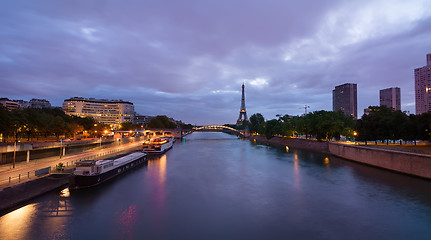 Image showing View from bridge Grenelle