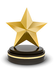 Image showing bronce star trophy