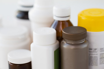 Image showing jars of different medicines