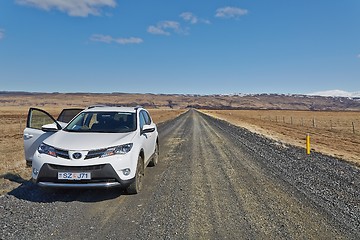 Image showing Toyota RAV4 in Iceland