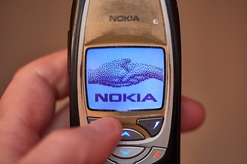 Image showing Old Nokia mobile phone