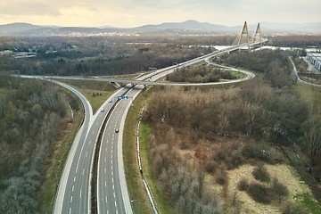 Image showing Highway with low traffic