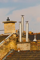 Image showing Roofs and chimneys