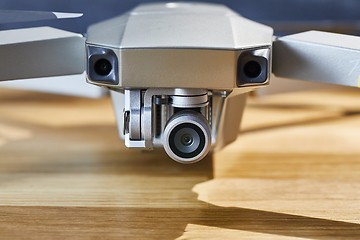 Image showing Drone camera closeup